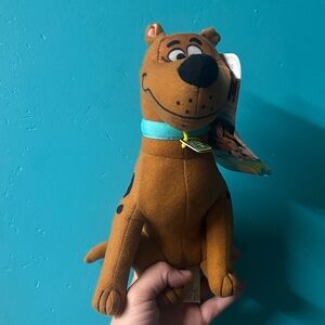 Scooby-Doo Plush Dog Toy with Blue Collar